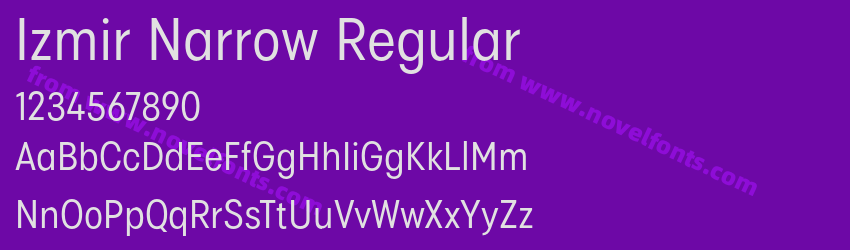 Izmir Narrow RegularPreview Izmir Narrow RegularPreview
