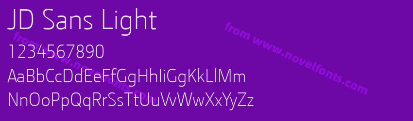 JD Sans LightPreview JD Sans LightPreview