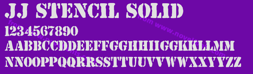 JJ Stencil SolidPreview JJ Stencil SolidPreview