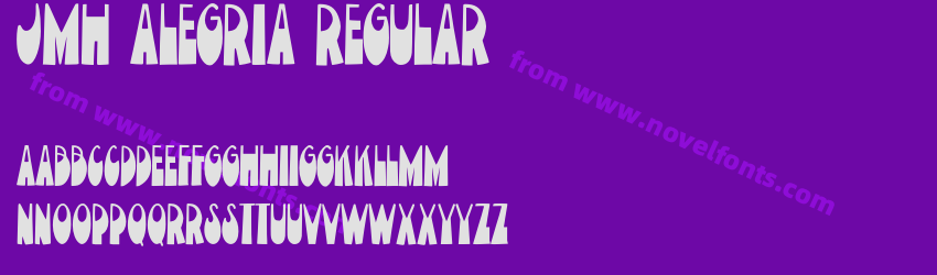 JMH Alegria RegularPreview JMH Alegria RegularPreview