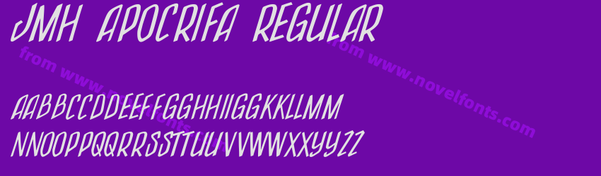 JMH Apocrifa RegularPreview JMH Apocrifa RegularPreview
