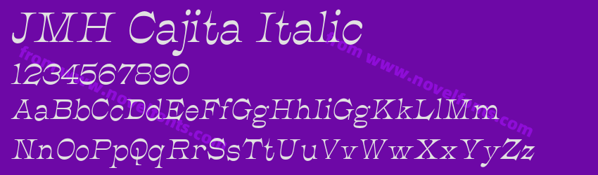 JMH Cajita ItalicPreview JMH Cajita ItalicPreview