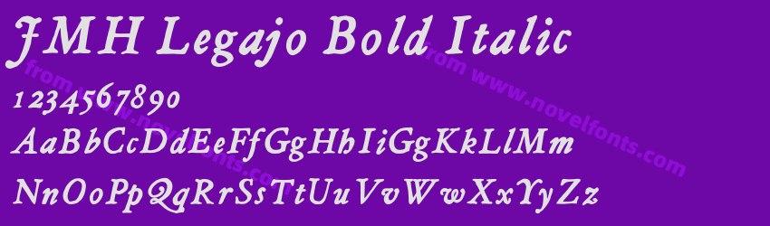 JMH Legajo Bold ItalicPreview JMH Legajo Bold ItalicPreview