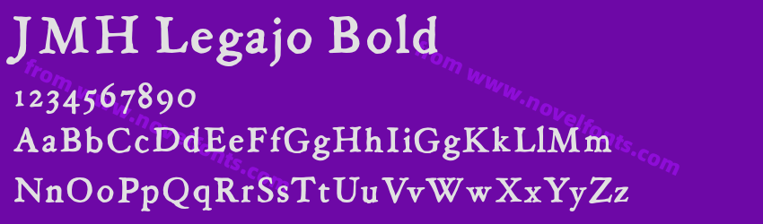 JMH Legajo BoldPreview JMH Legajo BoldPreview