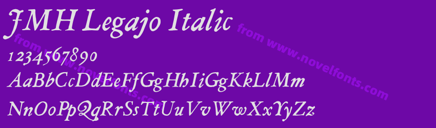 JMH Legajo ItalicPreview JMH Legajo ItalicPreview
