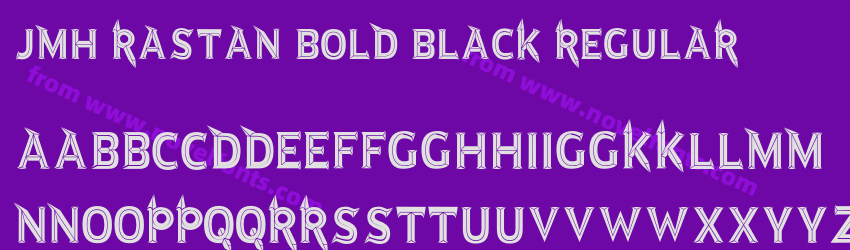 JMH Rastan Bold Black RegularPreview JMH Rastan Bold Black RegularPreview