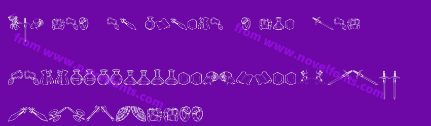 JMH Rastan Dingbats RegularPreview JMH Rastan Dingbats RegularPreview