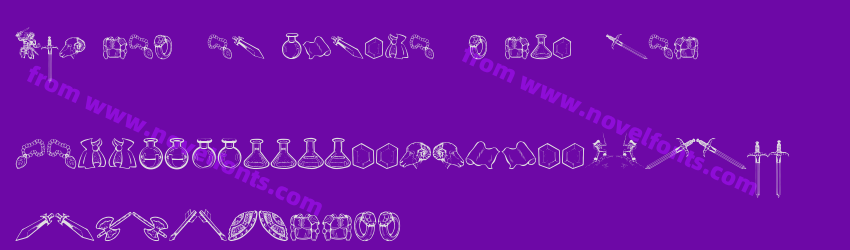 JMH Rastan Dingbats RegularPreview JMH Rastan Dingbats RegularPreview