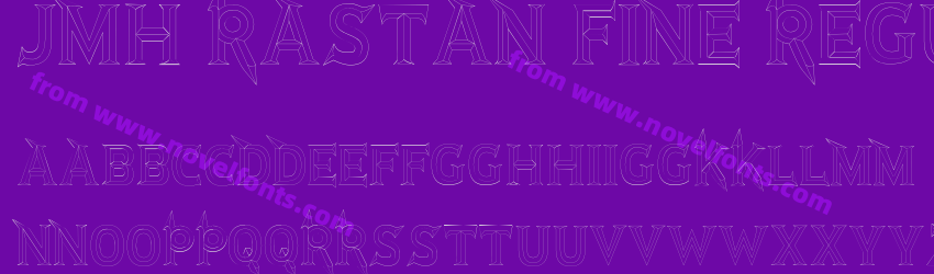 JMH Rastan Fine RegularPreview JMH Rastan Fine RegularPreview