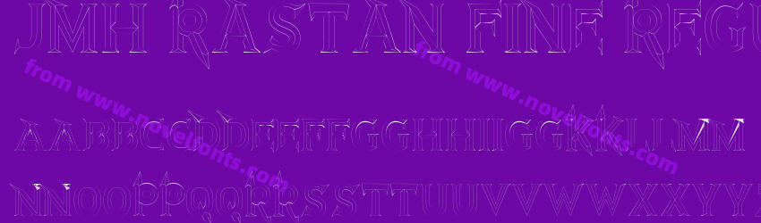 JMH Rastan Fine RegularPreview JMH Rastan Fine RegularPreview
