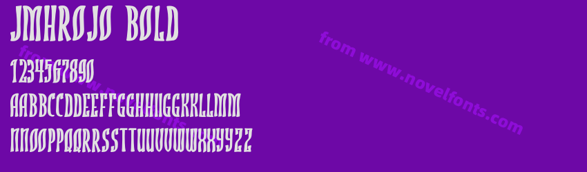 JMHROJO BoldPreview JMHROJO BoldPreview