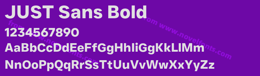 JUST Sans BoldPreview JUST Sans BoldPreview