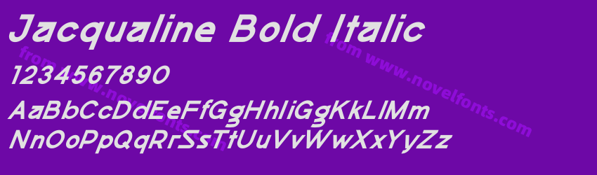 Jacqualine Bold ItalicPreview Jacqualine Bold ItalicPreview