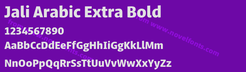 Jali Arabic Extra BoldPreview Jali Arabic Extra BoldPreview
