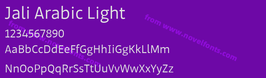 Jali Arabic LightPreview Jali Arabic LightPreview