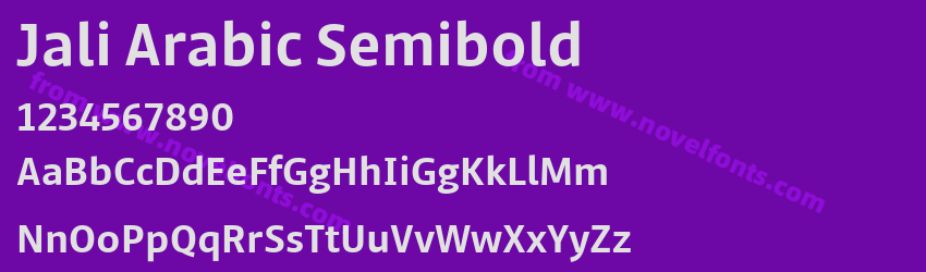 Jali Arabic SemiboldPreview Jali Arabic SemiboldPreview