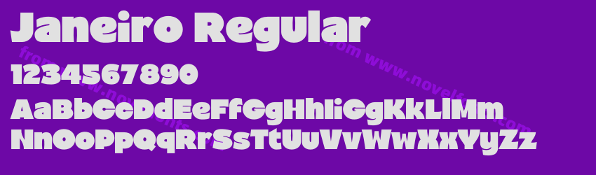 Janeiro RegularPreview Janeiro RegularPreview