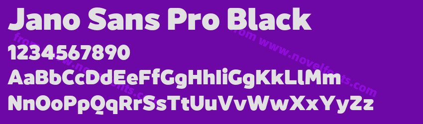 Jano Sans Pro BlackPreview Jano Sans Pro BlackPreview