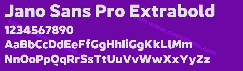 Jano Sans Pro ExtraboldPreview Jano Sans Pro ExtraboldPreview