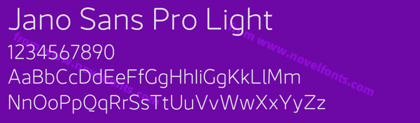 Jano Sans Pro LightPreview Jano Sans Pro LightPreview