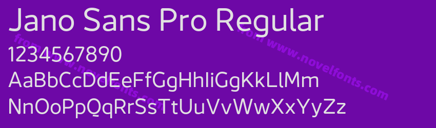 Jano Sans Pro RegularPreview Jano Sans Pro RegularPreview