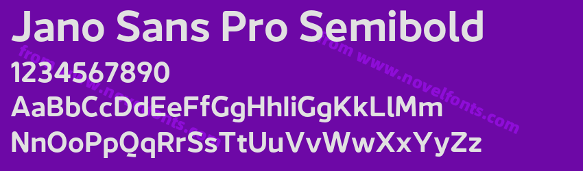 Jano Sans Pro SemiboldPreview Jano Sans Pro SemiboldPreview