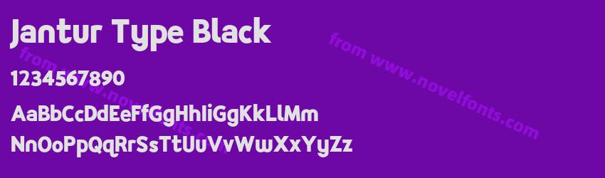 Jantur Type BlackPreview Jantur Type BlackPreview
