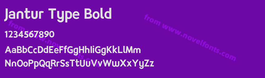 Jantur Type BoldPreview Jantur Type BoldPreview