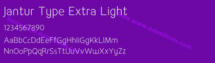 Jantur Type Extra LightPreview Jantur Type Extra LightPreview
