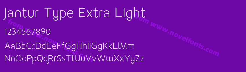 Jantur Type Extra LightPreview Jantur Type Extra LightPreview