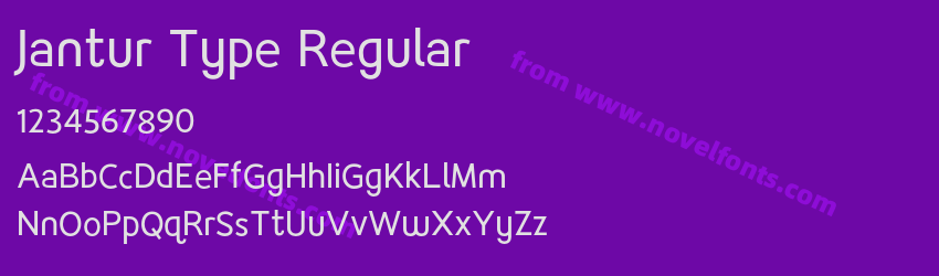 Jantur Type RegularPreview Jantur Type RegularPreview