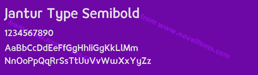 Jantur Type SemiboldPreview Jantur Type SemiboldPreview