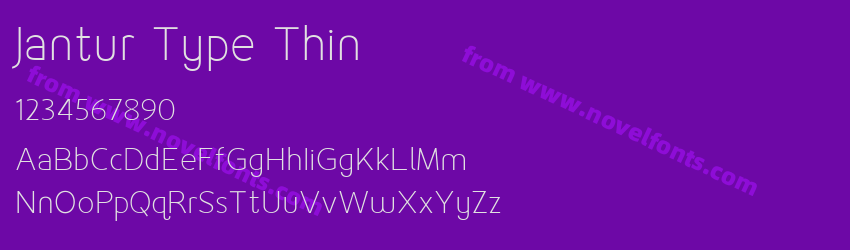 Jantur Type ThinPreview Jantur Type ThinPreview