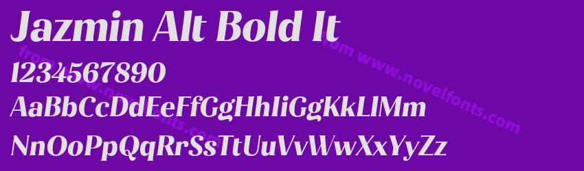 Jazmin Alt Bold ItPreview Jazmin Alt Bold ItPreview