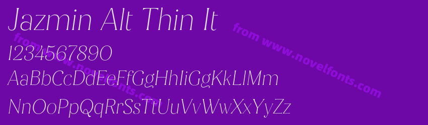 Jazmin Alt Thin ItPreview Jazmin Alt Thin ItPreview