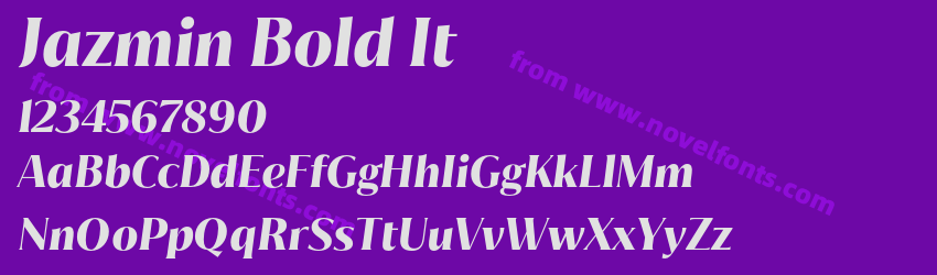 Jazmin Bold ItPreview Jazmin Bold ItPreview
