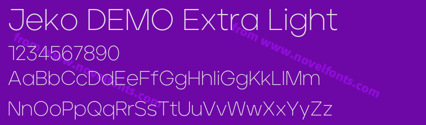 Jeko DEMO Extra LightPreview Jeko DEMO Extra LightPreview