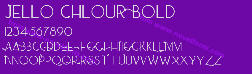 Jello Chlour BoldPreview Jello Chlour BoldPreview
