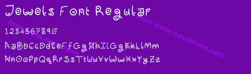 Jewels Font RegularPreview Jewels Font RegularPreview