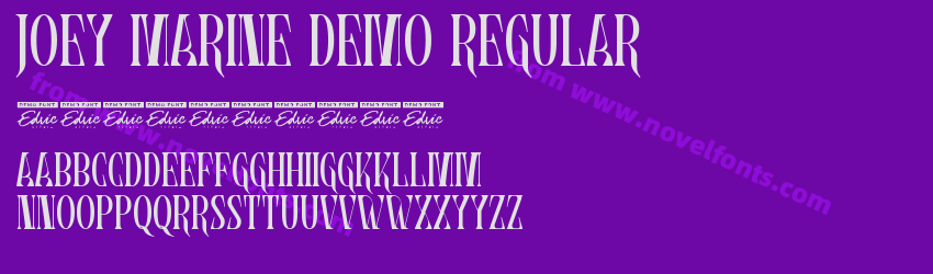 Joey Marine Demo RegularPreview Joey Marine Demo RegularPreview