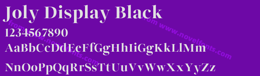 Joly Display BlackPreview Joly Display BlackPreview