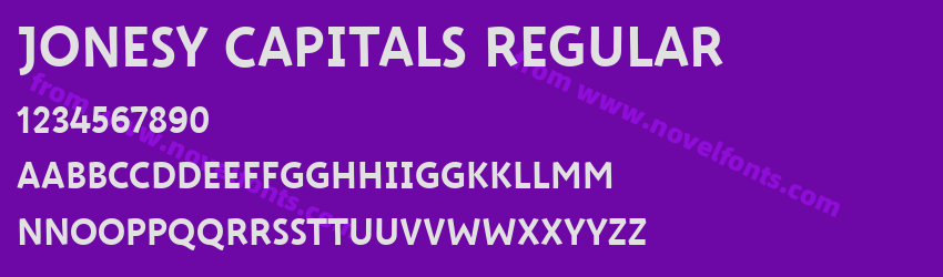 Jonesy Capitals RegularPreview Jonesy Capitals RegularPreview
