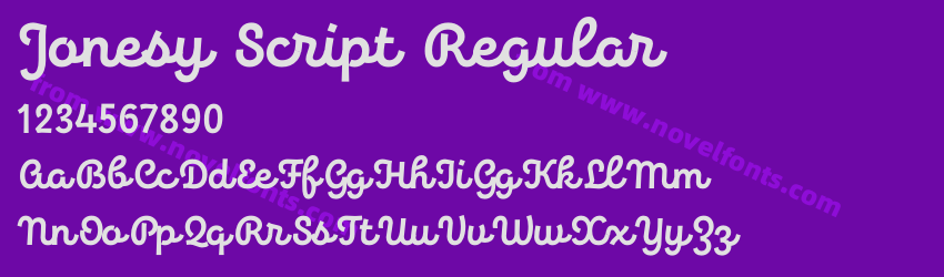 Jonesy Script RegularPreview Jonesy Script RegularPreview
