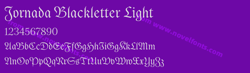 Jornada Blackletter LightPreview Jornada Blackletter LightPreview