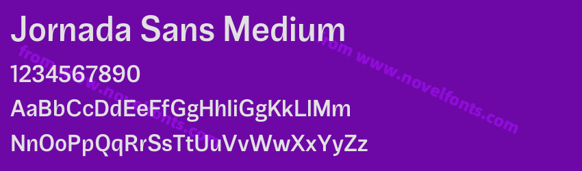 Jornada Sans MediumPreview Jornada Sans MediumPreview