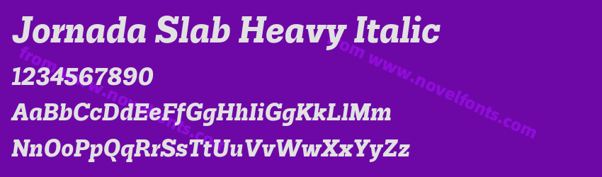 Jornada Slab Heavy ItalicPreview Jornada Slab Heavy ItalicPreview