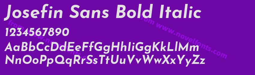 Josefin Sans Bold ItalicPreview Josefin Sans Bold ItalicPreview