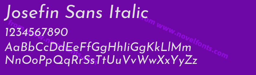 Josefin Sans ItalicPreview Josefin Sans ItalicPreview