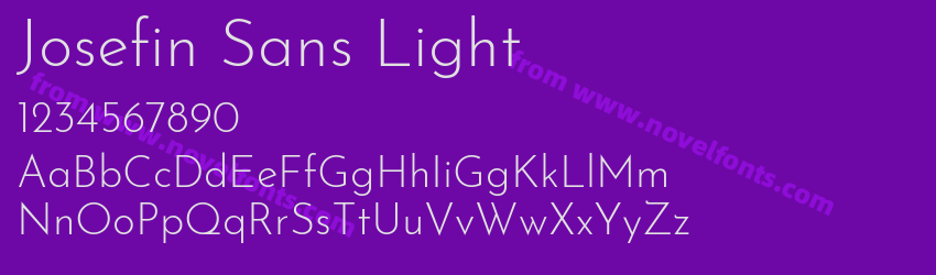 Josefin Sans LightPreview Josefin Sans LightPreview
