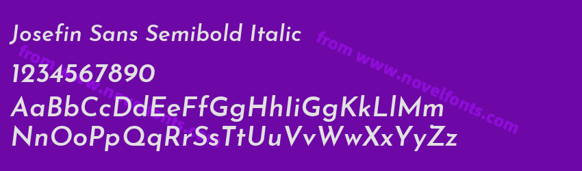 Josefin Sans Semibold ItalicPreview Josefin Sans Semibold ItalicPreview